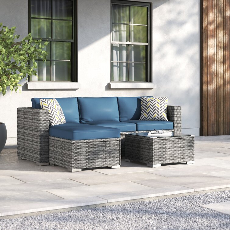 Wayfair patio furniture online conversation sets